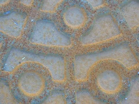 Rusted meal pattern Stock Photos