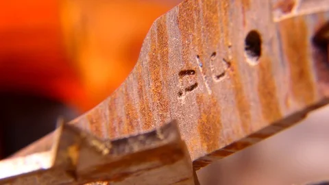 Rusted metal Stock-Footage 118421743