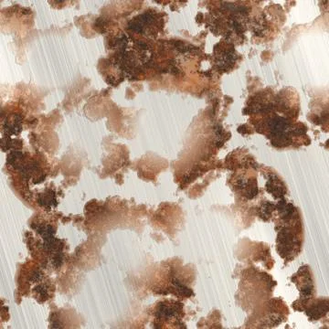 Rusted metal generated seamless texture Stock Illustration