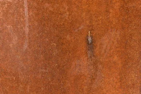 Rusted metal sheet texture background, weathered orange rust steel plate Stock Photos
