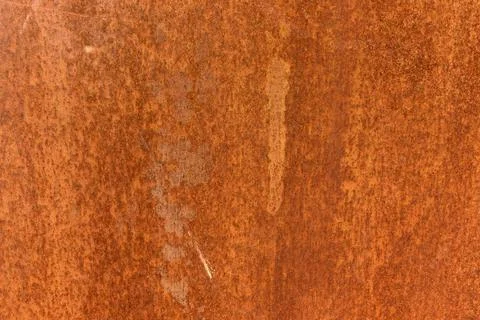 Rusted metal sheet texture background, weathered orange rust steel plate Stock Photos