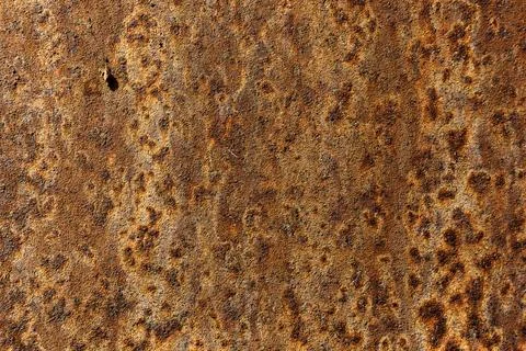 Rusted metal sheet texture background, weathered orange rust steel plate Stock Photos