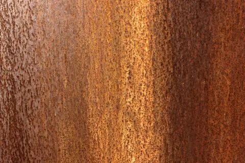 Rusted metal sheet texture background, weathered orange rust steel plate Stock-Fotos