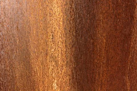 Rusted metal sheet texture background, weathered orange rust steel plate Stock-Fotos