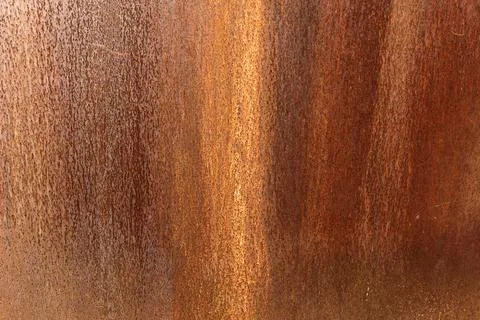 Rusted metal sheet texture background, weathered orange rust steel plate Stock Photos