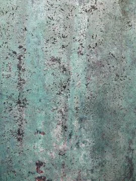 Rusted Metal Surface with Peeling Texture Stock Photos