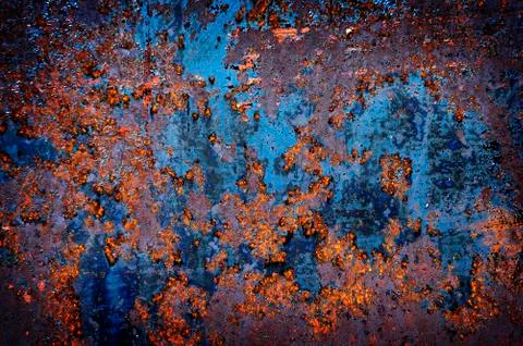 Rusted Metal Texture for Background Stock Photos