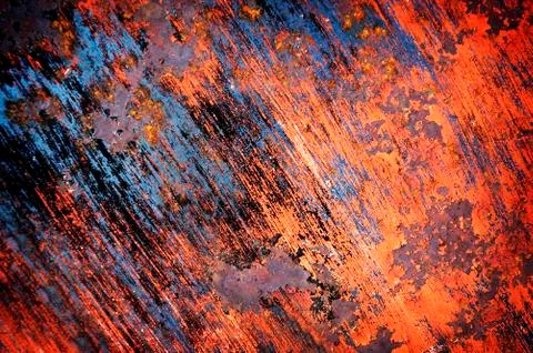 Rusted Metal Texture for Background Stock Photos