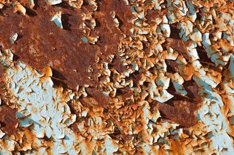 Rusted metallic surface Stock Photos