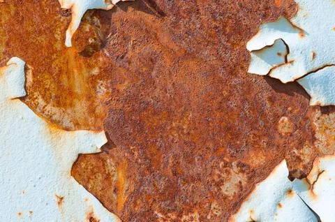 Rusted metallic surface Stock Photos