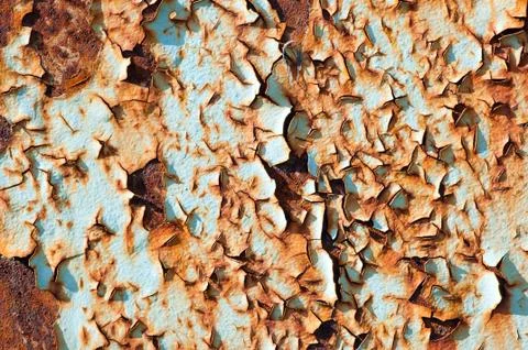 Rusted metallic surface Stock Photos