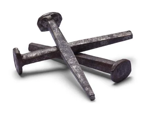 Rusted Nails Stock Photos