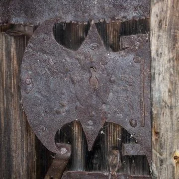 Rusted old lock Stock Photos
