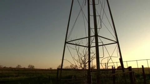 Rusted Old Windmill Video stock 10875930