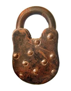 Rusted padlock Stock Photos