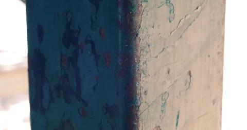 Rusted Pole Stock Footage 89776479