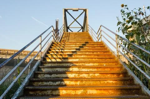 Rusted Queens Stariway Stock Photos