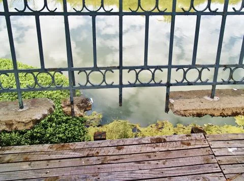 Rusted railing Stock Photos