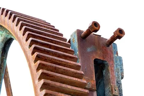 RUSTED ROBOT IMPRESSION Stock Photos