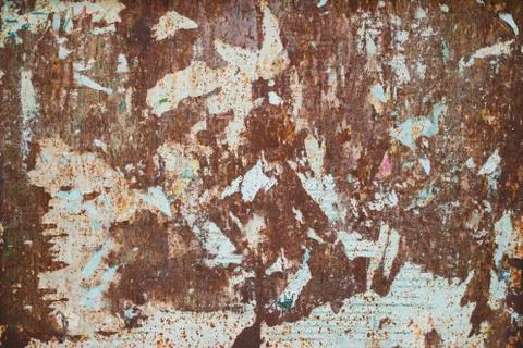 Rusted sheet metal texture Stock Photos