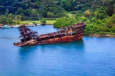 Rusted ship Stock Photos