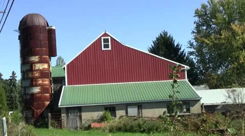 Rusted silo Stock Footage 8913303