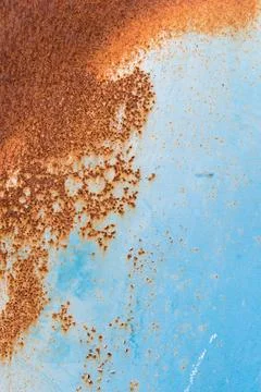 Rusted steel plate Foto stock