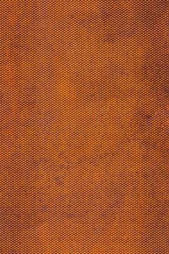 Rusted steel sheet texture with embossed spherical indentations pattern Stock Photos