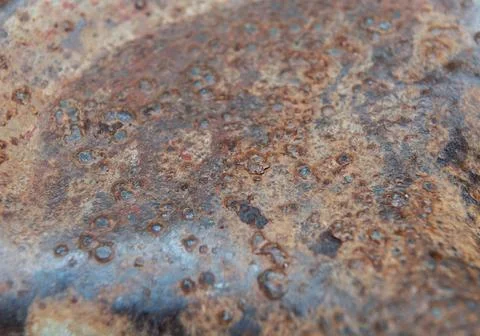 Rusted on surface of the old iron Stock Photos