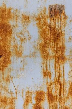 Rusted white metal sheet texture Stock Photos