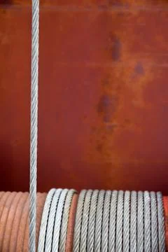 Rusted winch Stock Photos