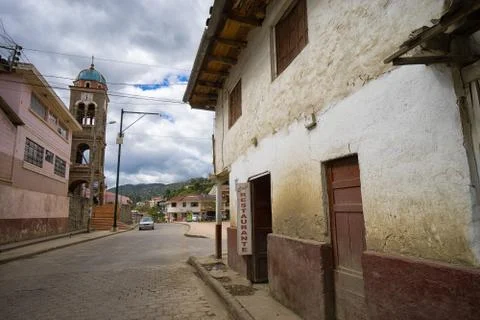Rustic adobe house architecture Stock Photos