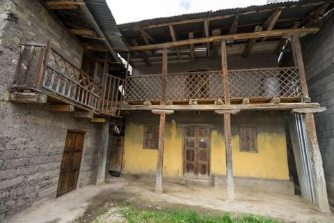 Rustic adobe house details Stock Photos