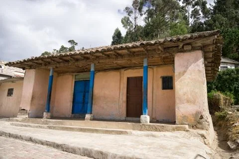 Rustic adobe house Stock Photos