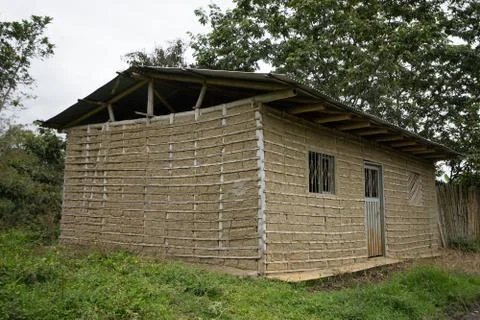 Rustic adobe house Stock Photos