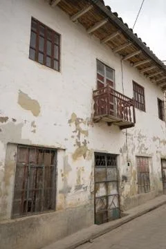 Rustic adobe house Stock Photos