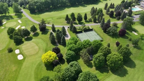 Rustic and Scenic Landscape - Onondaga Golf and Country Club Video stock 336517860