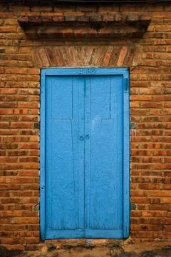 Rustic architecture in Barichara Colombia Stock Photos