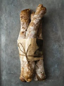 Rustic artisan bread Stock Photos