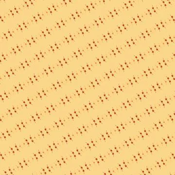 Rustic autumn gold tropical tree-inspired repeat tile pattern with custard, maiz Stock Illustration