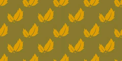 Rustic autumn seamless background vector Stock Illustration