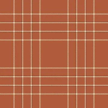 Rustic autumnal plaid pattern.  Warm terracotta and cream tones create a cozy イラスト素材