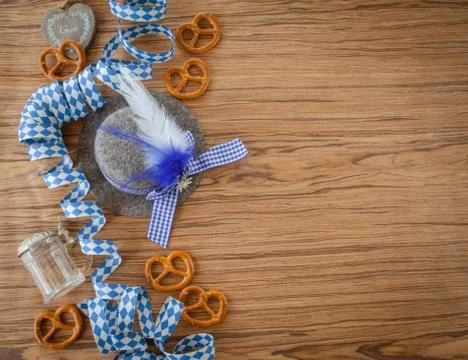 Rustic background for Oktoberfest Stock Photos