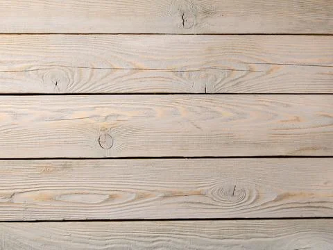 Rustic Background of Weathered Pine Boards with Cracks and Knots Stock Photos