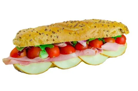 Rustic baguette Stock Photos