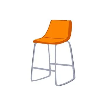 Rustic bar stool cartoon vector illustration Illustrazione stock