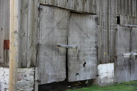 Rustic barn doors Stock Photos