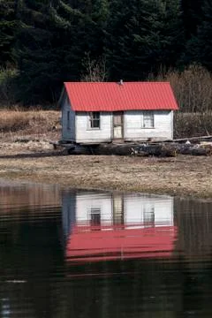 Rustic Beach Hut Stock Photos