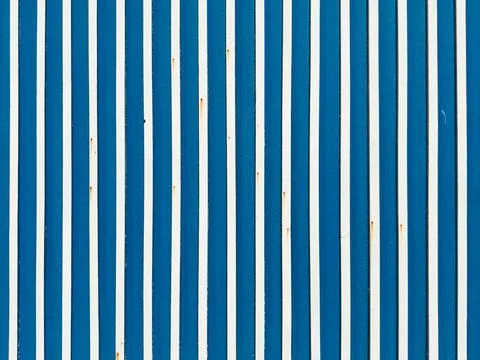 Rustic Blue and White Vertical Wooden Stripes 写真素材