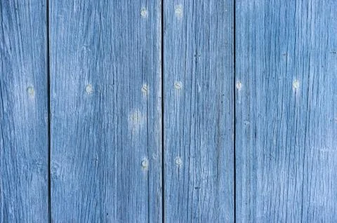 Rustic blue wood background texture, close-up Stock Photos